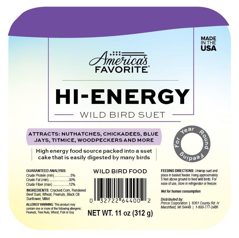 HI ENERGY SUET CAKE 11OZ