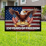250TH YARD SIGNS