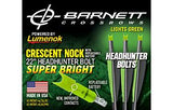 LUMENOK XBOW ARROW 22" BARNETT GREEN CRESCENT 3PK