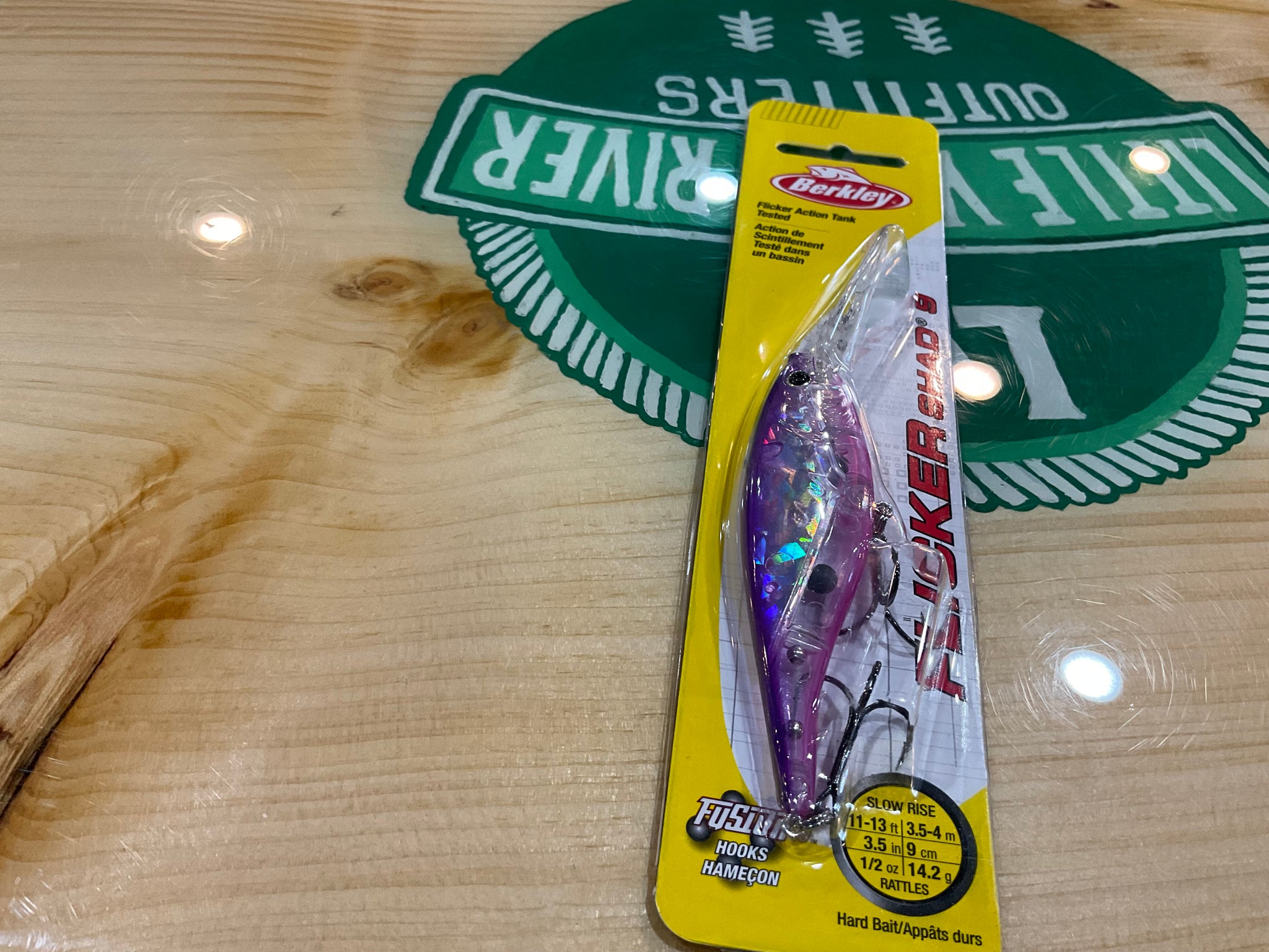 BERK FLICK SHAD #9 FLASH PURP