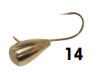 CT3-X-14 GOLD/GLO TUNGSTEN JG EACH