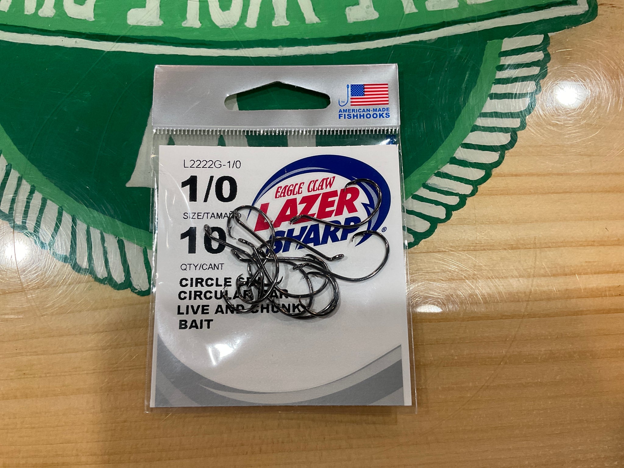 EAGLE CLAW 1/0 HOOK BRONZE