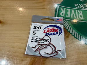 EAGLE CLAW 2/0 WIDEGAP HOOK RED