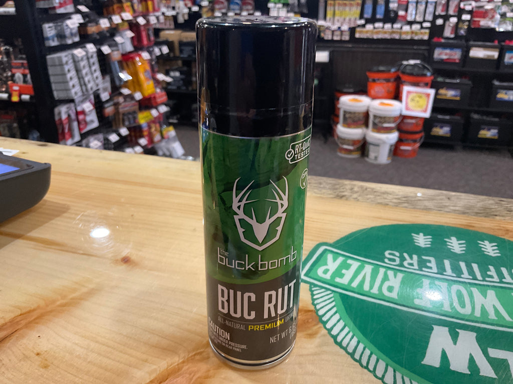 BUCK BOMB BUC RUT– Little Wolf River Outfitters LLC