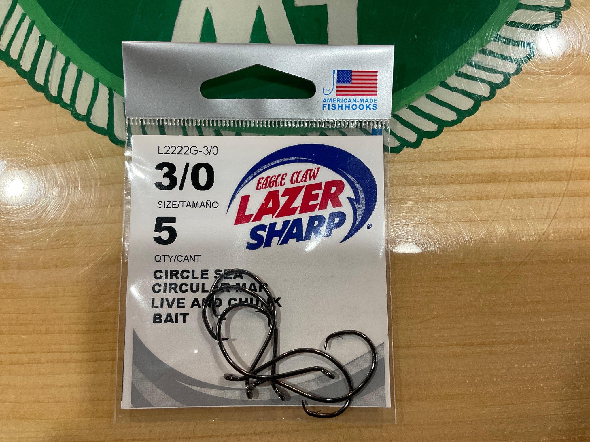 EAGLE CLAW 3/0 LAZER HOOK