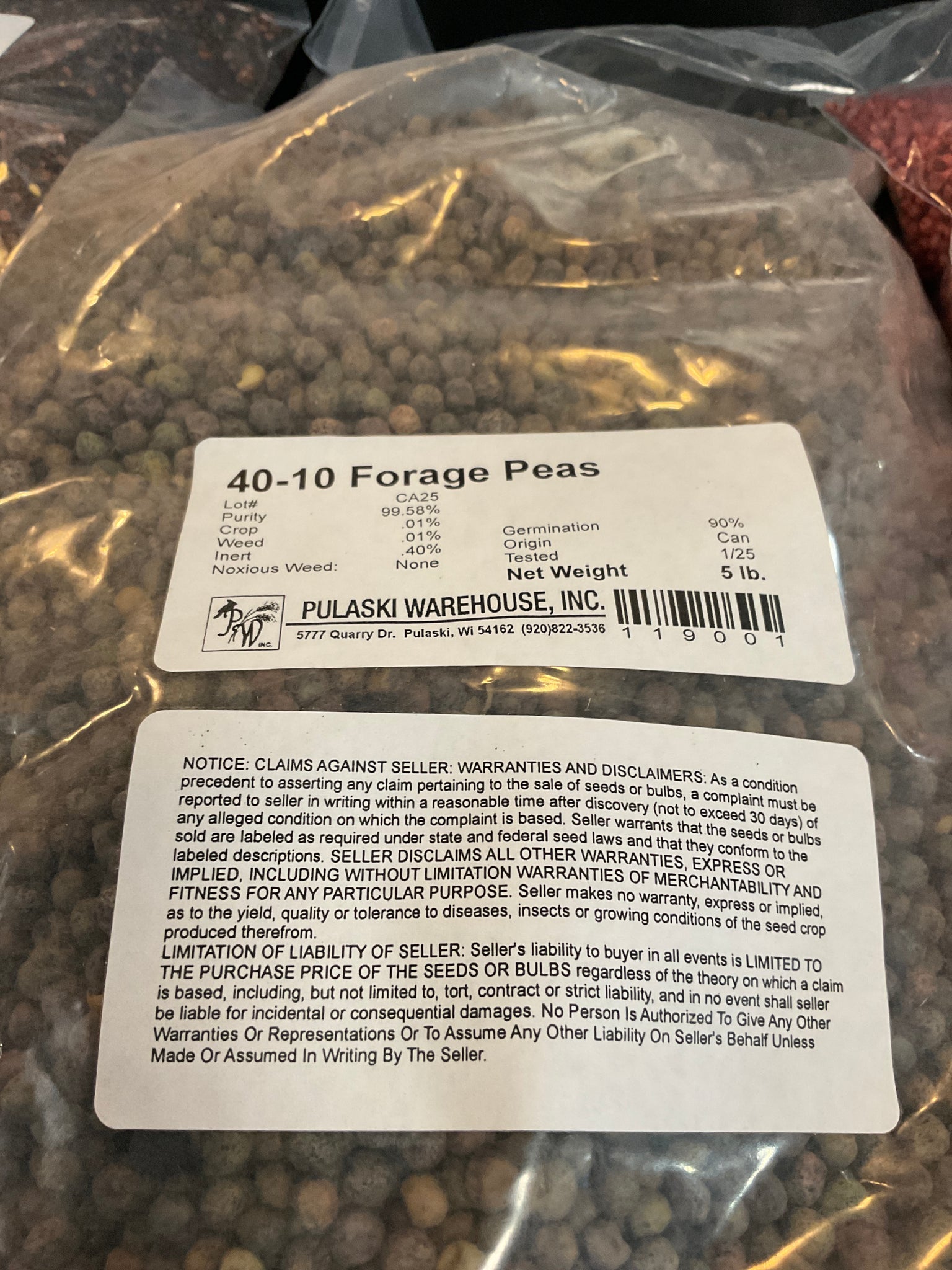 FORAGE PEAS 5