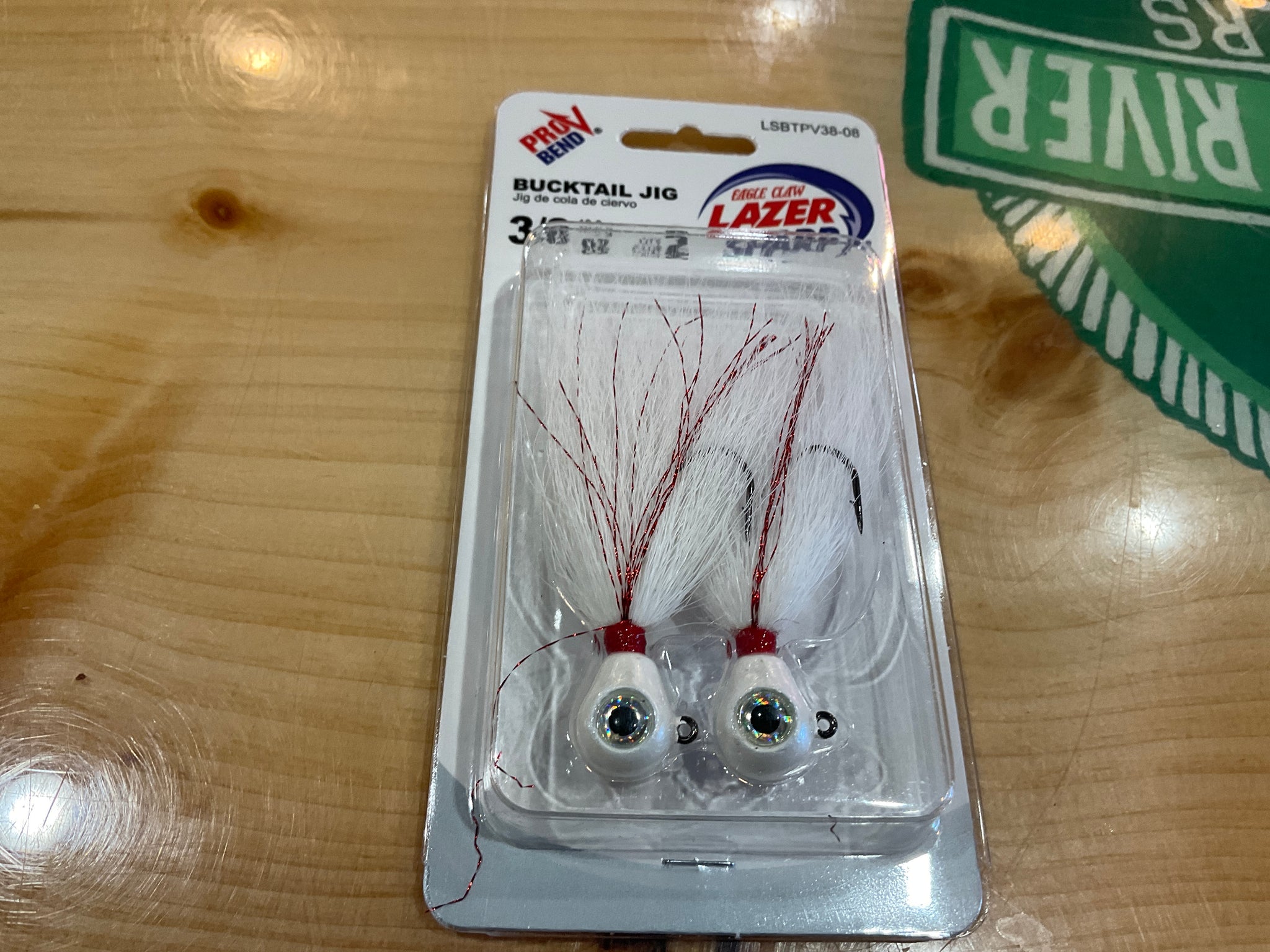 EC LAZER BUCK JIG 3.8 WHT